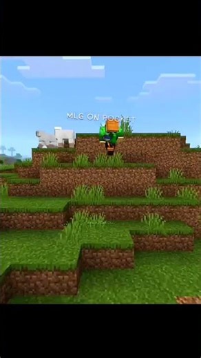 JAVA MLG VS POCKET MLG💀 #minecraft