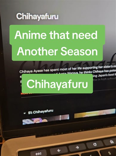 Anime that need another season Chihayafuru A sports anime based on the Karuta card game. The visuals are nice and the scenes get really intense. All the characrers bring something to the show and the romance angle is really done well. Well worth a watch. Are you Team Arata or Team Taichi? #animerecommendation #animefyp #animereviewer #otaku #sportsanime