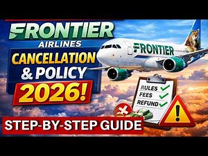 ✈️Frontier Airlines cancellation and policy 2026! | Step-by-Step Guide