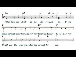 Smile - ( Instrument C ) Reference sound & Backing Track( 3:55 ~ )