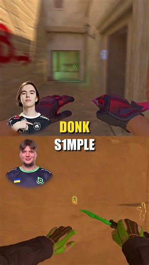 Donk vs s1mple in a Legendary Knif* Duel 🎯