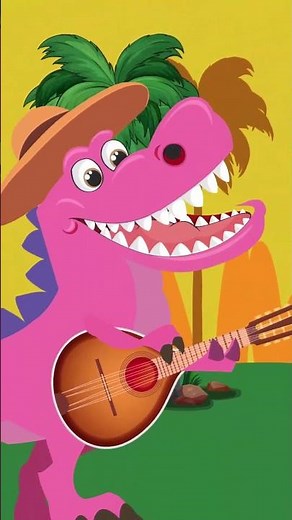 Baby T-Rex | Dinosaur Songs | Part 2 | Little Fish Tales | #babytrex