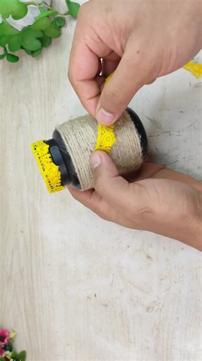 How to make flower pot with waste plastic can part 4 | JK Creation