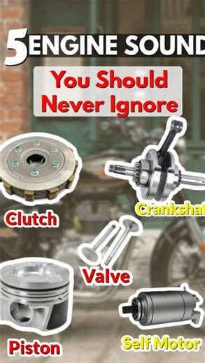 Jitendra on Instagram: "5 Bike ENGINE SOUNDS You Should Never IGNORE 🫣 . See the Full Video On BULLET GURU YouTube channel. . - SELF MOTOR PROBLE SOUND - CLUTCH ISSUE SOUND - CRANKSHAFT SOUND - PISTON SOUND - VALVE SOUND . #engine #sound #problem #motorcycle bike"