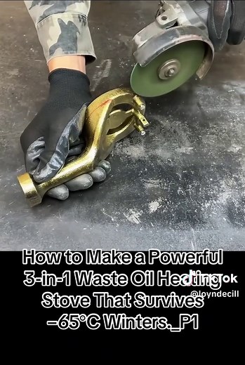 Build a 3-in-1 Waste Oil Heating Stove for Extreme Winters