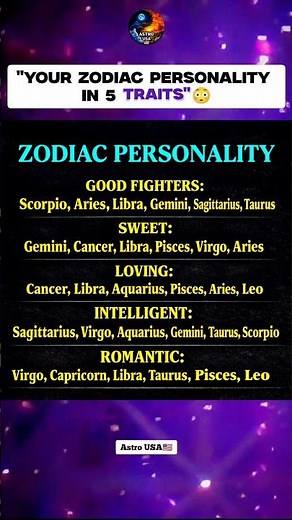 Zodiac Personality Types Explained 😳 | Astro USA