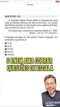 Não erre mais ESCALA no ENEM! ⚠️