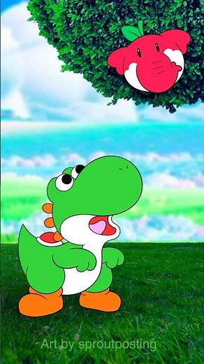 Elephant Yoshi’s Rampage (Super Mario Animation)