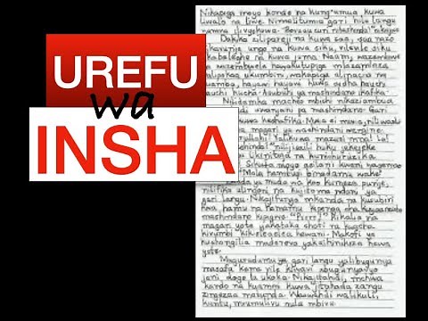 urefu wa insha | insha | composition