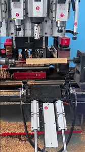 Multifunctional CNC Woodworking Lathe Automatic Turning and Grooving for Wooden Table Legs! #cnc