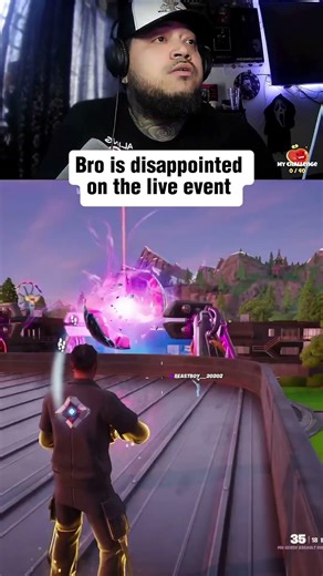 NEW Live event reaction #fortnite #fortniteclips #fortnitevents