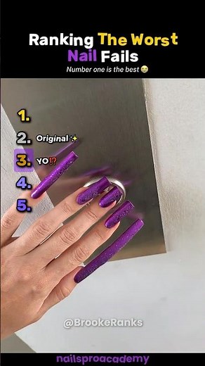 Ranking The WORST Nail FAILS