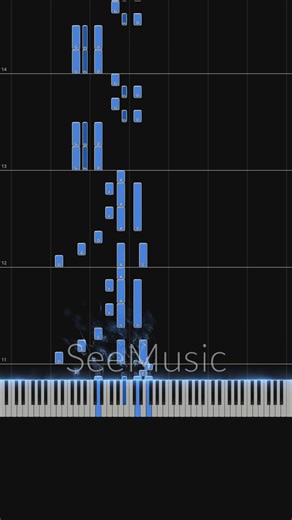 The Boy Who Played The Harp - Dave Piano Tutorial with Letters #shorts#piano#rapper#music#pianocover