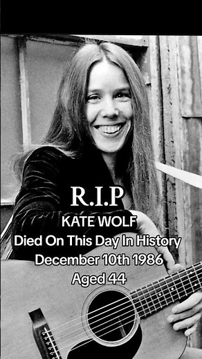 Kate Wolf Died On This Day In History R.I.P #shorts #music #news