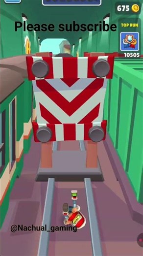 fastest gameplay in subway surfer with great score # viral #