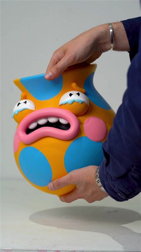 Polka Dot Cutie: Painted Vase Review