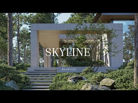 Tranquility Framed by Horizontal Lines — Modern Home Inspiration Amidst Nature