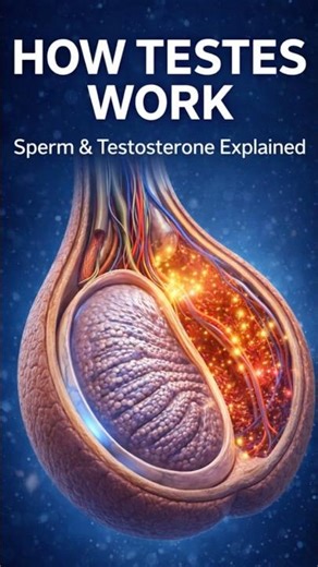 How Testes Work | Sperm & Testosterone Explained.