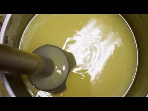 How To Make Cold Process Soap -- The Wilder's Lard Bar Soap Recipe