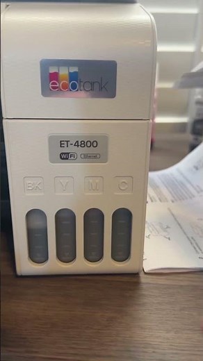 Epson EcoTank ET-4800 Wireless All-in-One Printer: Watch How Easy (and Clean) It Is To Change Ink