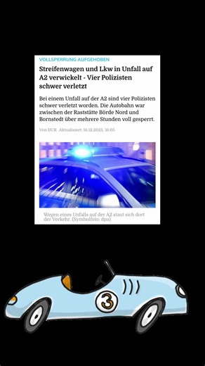 #unfall #a2 #streifenwagen #autobahn #polizisten