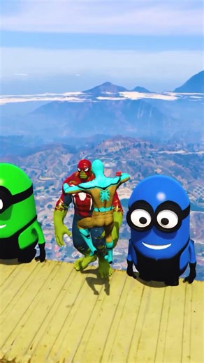 GTA 5 Epic Water Ragdolls Spiderman Jump/Fails Ep 160 #shorts