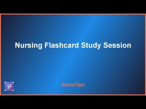 Nursing Flashcard Study Session - Clip | NurseTips #Shorts