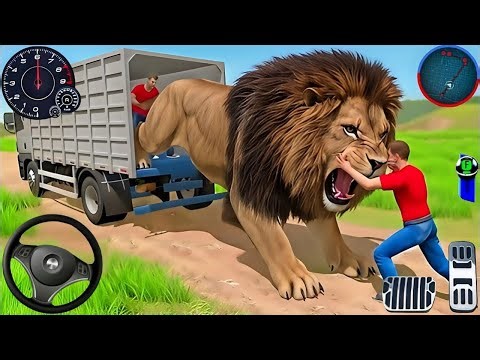 Animal Cargo Truck Driving Game 3D - Animal Transport Cargo Truck 2024 - Android Gameplay