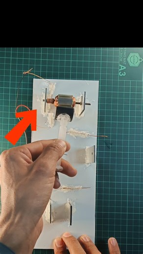Make a DC Motor at Home Using an Old Motor