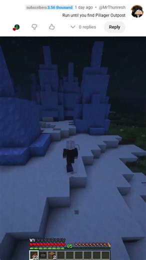 Minecraft Challenge: Running Until I Find the Pillager Outpost! #filterchallenge