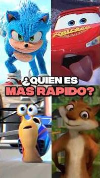 WHO IS THE FASTEST? SONIC vs TURBO vs LIGHTNING MCQUEEN vs HAMMY #shorts #pixar #dreamworks
