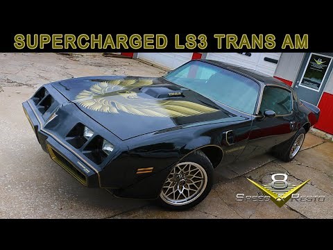 1979 Pontiac Trans Am Supercharged LS3 Swap Upgrades at V8 Speed and Resto Shop
