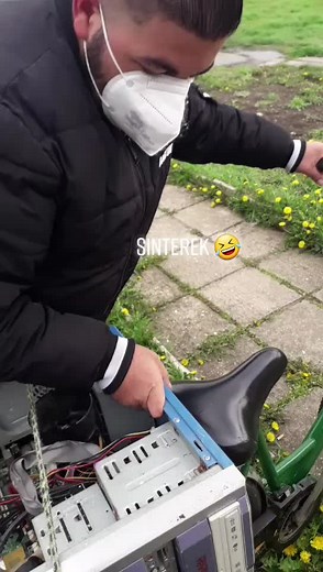 Modified Bicycle with Electronic Components Demonstration