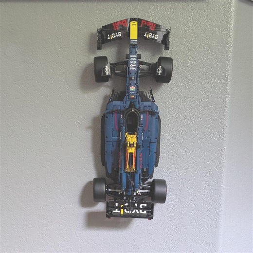 Vertical LEGO Technic Red Bull F1 Wall Mount - Floating Display for RB20 Set 42206, High-strength 3D Printed Racing Car Hanger - Etsy