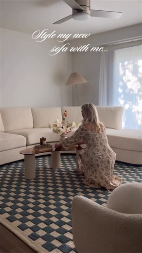 Lana Dmitruks on Instagram: "Still a work in progress.. but I love how she’s coming along. Now I’m trying to decide if I want a vintage art print or a mirror to go above it. What do you think? PS my Code: Lana12 is still active for discount off your order at @hulala_home ✨ #lanadmitrukshome #livingroomstyling #curvedsofa #cozycorner #fallhomedecor #homebeautiful #apartmenttherapy #hulalahome"