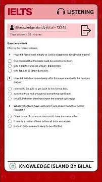 Computer Based IELTS Listening Test 2026 | IELTS Listening Practice Multiple Choice Task