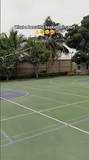 Beautiful basketball court 🥰👌