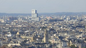 Tower of the judicial court of Paris building, France