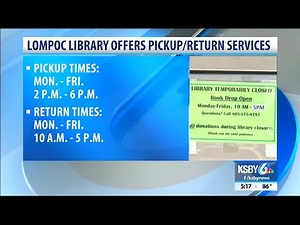 Lompoc Library now offering pickups, returns