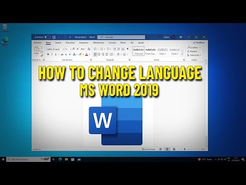 Change Language Microsoft Word 2019 | How To change the Display Language in Office Word ✅