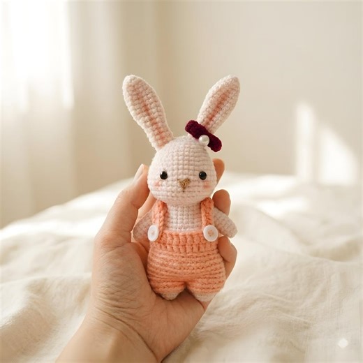 Amigurumi Bunny Crochet Pattern | Realistic Mini Easter Rabbit (PDF Pattern) - Etsy