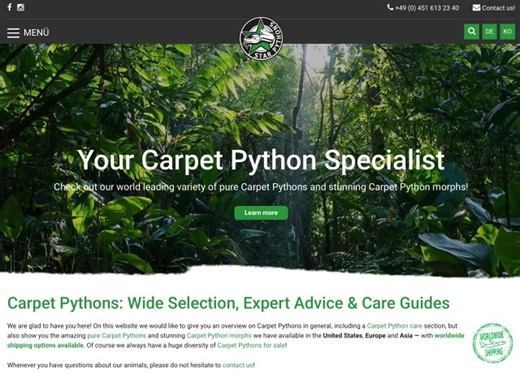 About StarPythons – Carpet Python Breeder Since 2007 | StarPythons