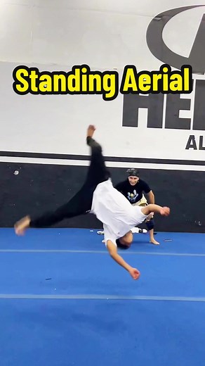 Aerial Standing Tutorial 🔥 #tricking #gymnastics #parkour #TikTokDeportes