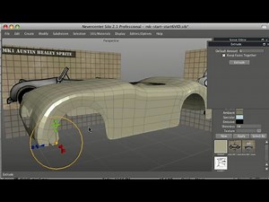 Silo 3d car model Austin Healey Sprite workflow part 2
