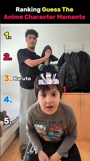 Ranking Guess The Anime Character Moments
