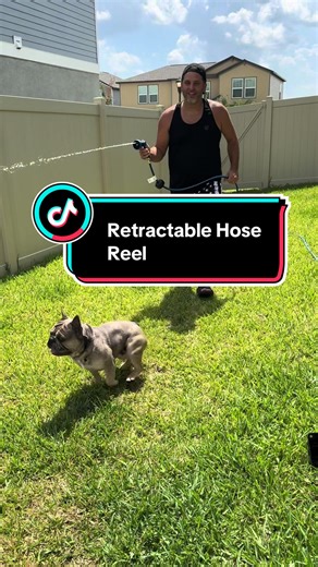 Retractable Hose Reel: A Dog's New Favorite
