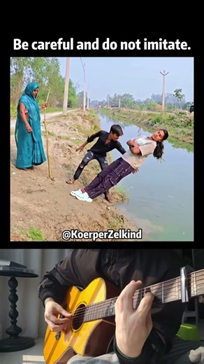 Be careful and do not imitate.#shorts #funny #couple #single #viral #trending#guitar