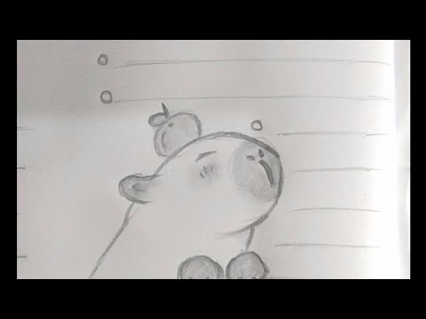 How to draw a capibara notepad for beginners/ep.5