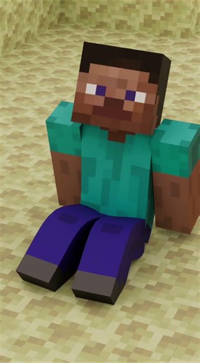 Steve Fights Silverfish, but Falls Into The End! Endermen Use Him?!