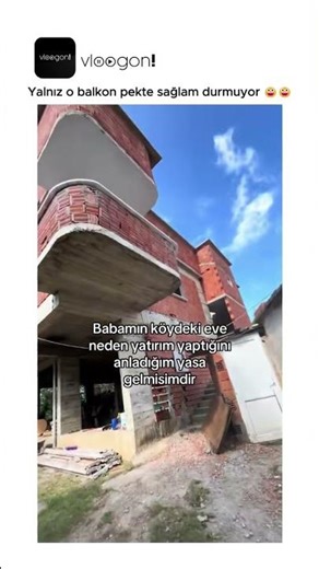 Yalnız o balkon pekte sağlam durmuyor 😀😀